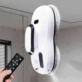 تصویر NOALED Window Cleaner Robot with 5600pa Ultrastrong Adsorption Force,Smart Glass Cleaning Robot with Auto Water Spray/Remote,Glass Cleaner Robot for Outdoor/Indoor Window Highrise Windows,White 