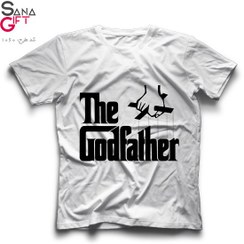 تصویر تی شرت سفید طرح لوگو The Godfather 