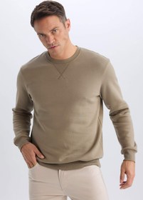 تصویر سویشرت مردانه دفاکتو آستین استاندارد راسته | Defacto T3777AZ25SP 