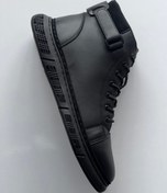 تصویر نیم بوت مردانه مشکی کد 2300 