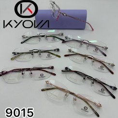 تصویر فریم عینک طبی بدون قاب زنانه kyova 9015 