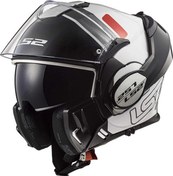 تصویر کلاه ایمنی والیانت سفید مشکی LS2 FF399 - X LS2 FF399 Valiant Helmet