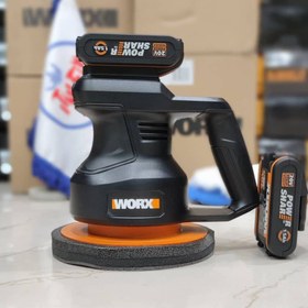 تصویر دستگاه پولیش شارژی ورکس 20 ولت خودرو Worx WX858.9 Worx WX858.9 Car Polisher Machine 20V 3800rpm