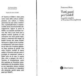 تصویر دانلود کتاب Tutti pazzi per Gödel. La guida completa al teorema d'incompletezza 2008 کتاب 2008