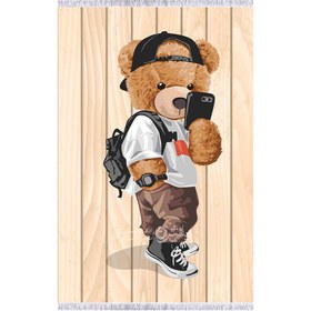 تصویر فرش کودک طرح تدی DC6072 