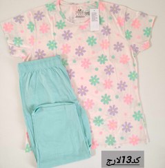 تصویر تیشرت شلوارکH&Mاورجینال نخ پنبه وارداتی - کد 