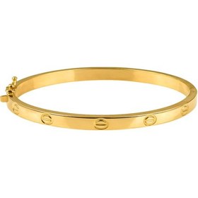 تصویر النگو طلا کارتیه باریک سایز3 کدBA131 