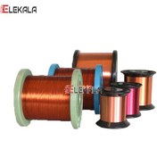 تصویر سیم لاکی مسی سایز PU ۰/۱۲ 