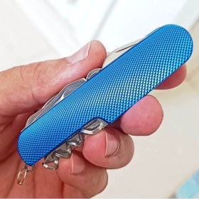 تصویر چاقوهمه کاره جیبی - آبی 