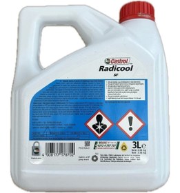 تصویر ضدیخ قرمز RADICOOL SF 3 L سازگار با ضد یخ آلی 2023 کاسترول اورجینال Castrol 