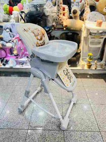 تصویر صندلی غذا تدی کرم 