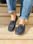 تصویر کفش کالج زنانه چرم اسمارا کد sh517 