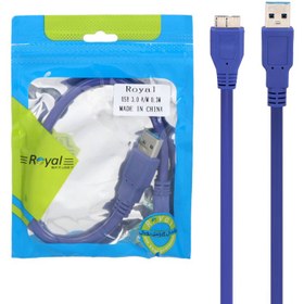 تصویر کابل هارد 25CM USB 3.0 ROYAL 