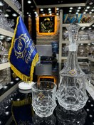 تصویر تنگ و نیم لیوان بلور کریستالی درجه یک وارداتی ساخت کشور چین مدل ۶۶۹ 