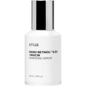 تصویر سرم ضد چروک و روشن کننده رتینول 0.3% + نیاسین آنوا Anua retinol serum volume 30 m 