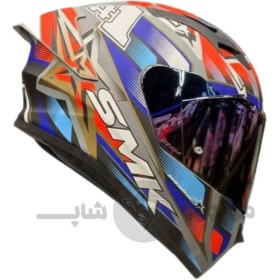 تصویر کلاه کاسکت فک ثابت SMK STELLAR کد 11 SMK STELLAR fixed-jaw helmet code 11