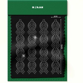 تصویر نگین حرارتی طرح ماهی نقره‌ای بسته 10 ورقی 