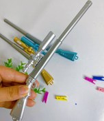 تصویر خودکار تفنگی چراغدار - نقره ای 