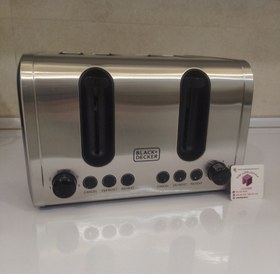 تصویر توستر نان بلک اند دکر مدل ET444 BLACK+DECKER 4-Slice Toaster