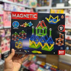 تصویر بازی مگنت 142 قطعه 
