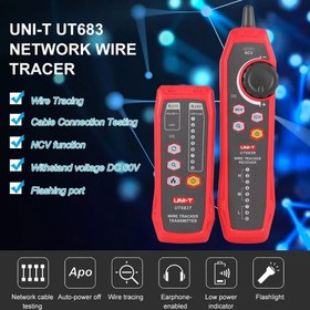 تصویر تستر کابل شبکه یونیتی مدل UT683KIT UT683KIT network tester