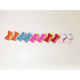 تصویر گیره مو پاپیون جفت 