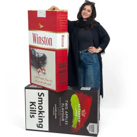 تصویر جعبه هیولا سیگار مارلبرو 