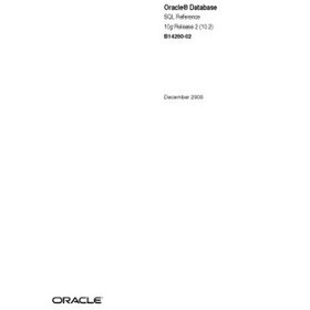 خرید و قیمت خرید و دانلود نسخه کامل کتاب Oracle Database SQL Reference ...