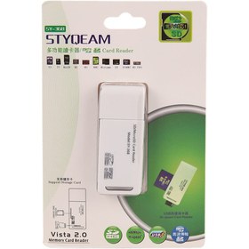 تصویر رم ریدر همه کاره Styqeam SY-368 Styqeam SY-368 Card Reader