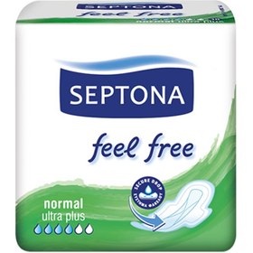 تصویر نوار بهداشتی قطر نازک مدل نرمال سپتونا Septona Normal Feel Free Sanitary Pad