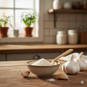 تصویر پودر سیر سفید فله | تازه 