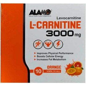 تصویر ال کارنیتین آلامو 3000 میلی گرم | آلبالو انقضا 2025/02/26 Alamo L Carnitine 3000 mg