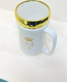 تصویر ماگ درب آینه ای (مدل KING) 