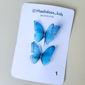 تصویر گیره ی مو پروانه 