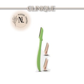 تصویر تیغ ابرو کلینیک مدل SE815 با 2 عدد یدک اضافه اصل Clinic eyebrow razor SE815