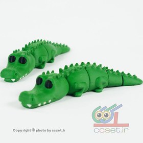 تصویر تمساح گرسنه 