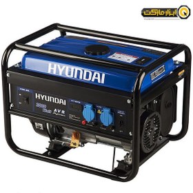 تصویر موتور برق هیوندای 3کیلو وات مدلHG5360-PG Hyundai generator 3kw model HG5360-PG