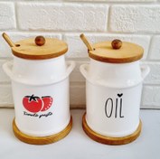 تصویر بانکه سرامیکی روغن جامد و رب گوجه 