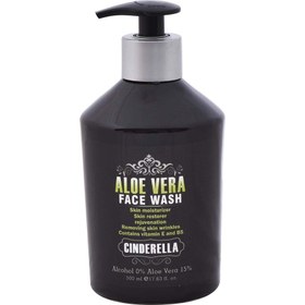 تصویر ژل شستشو (فیس واش) صورت آلوورا آبرسان سیندرلا حجم۵۰۰میل Cinderella aloe vera face wash