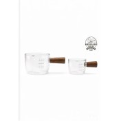 تصویر بشر باریستا (سس خوری) دسته بامبو Wooden handle saucer