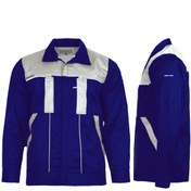 تصویر لباس کار صدرا (کاربنی-استخوانی) 