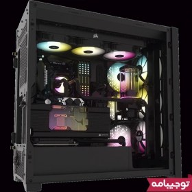 تصویر کیس کورسیر Corsair 6500D Black AirFlow 