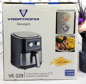 تصویر سرخ کن وگاترونیکس مدل ve229 Air fryer vogatronix model 229