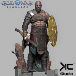 تصویر اکشن فیگور مجسمه کریتوس خدای جنگ (GOD OF WAR (ragnarok طرح 3 