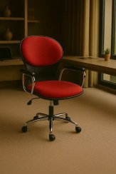 تصویر صندلی گردان مدل صدفی 