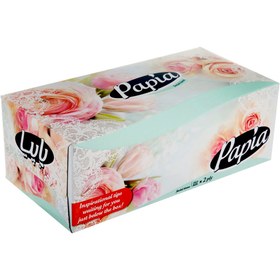 تصویر دستمال کاغذی پاپیا 150 برگ 2لایه کد 97 