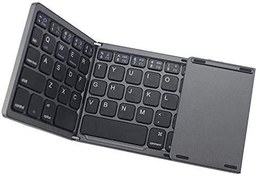 تصویر صفحه‌کلید بلوتوث تاشو Foldable Bluetooth Keyboard, Foldable Wireless Portable