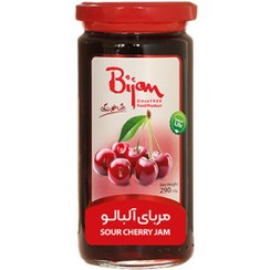 تصویر مربا آلبالو شیشه 290 گرمی بیژن مربا آلبالو شیشه 290 گرمی بیژن