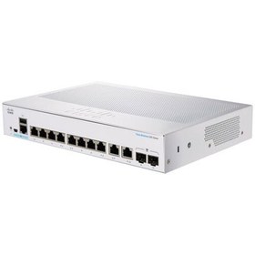 تصویر سوئیچ سیسکو بیزینس CBS350-8T-E-2G Cisco Business CBS350-8T-E-2G Managed Switch