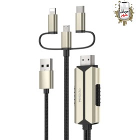 تصویر آداپتور اچ دی تی وی 3 در 1 یسیدو Yesido 3-IN-1 HDTV Adapter HM14 